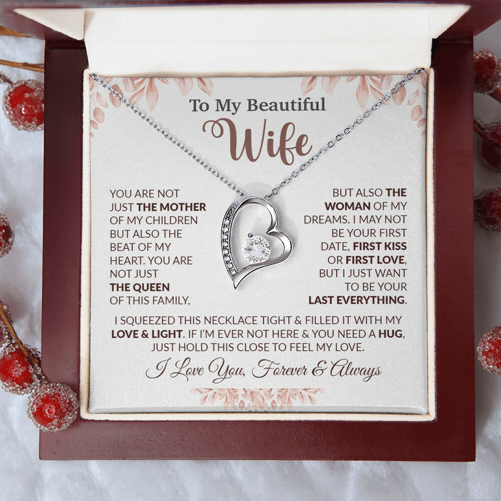 To My Wife Necklace, Wife Gift From Husband, Wife Husband Necklace, Christmas Gift 14_9
