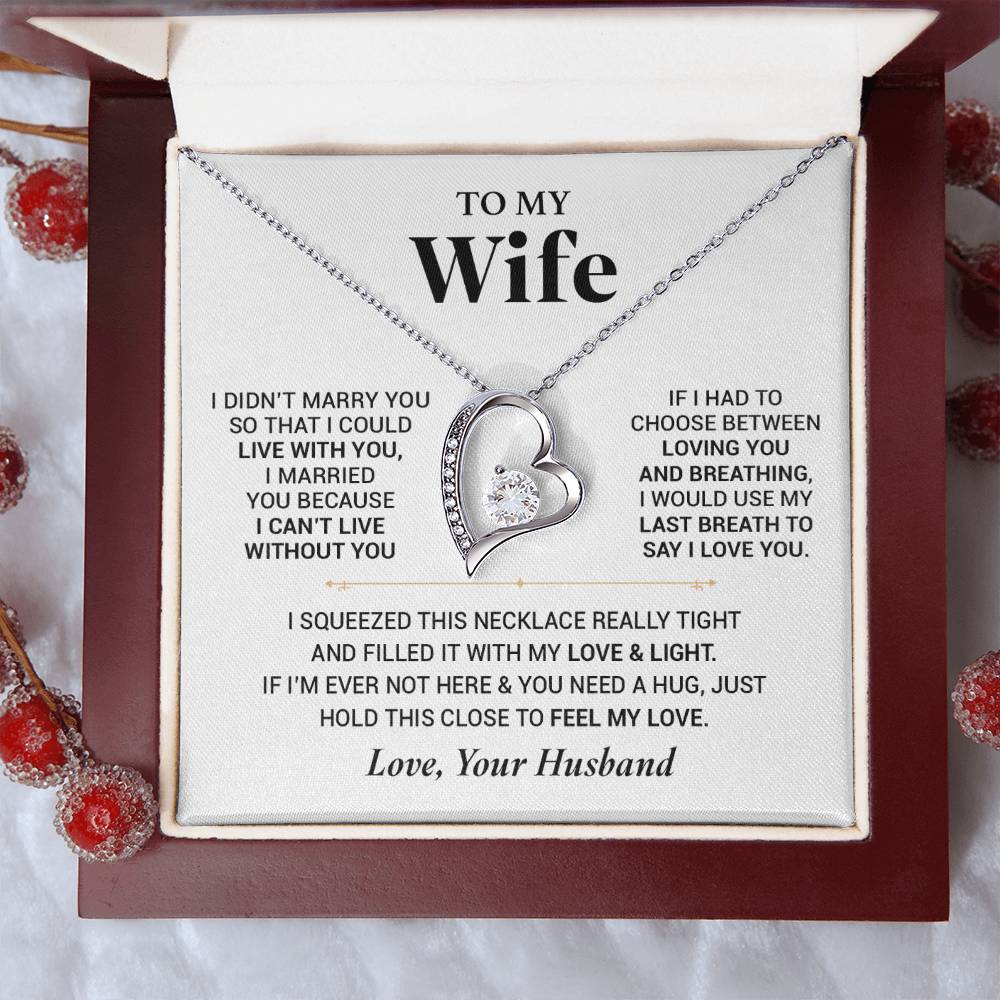 To My Wife Necklace, Christmas Gift For Wife, Christmas Gifts For Her, Wife Gift 20_7