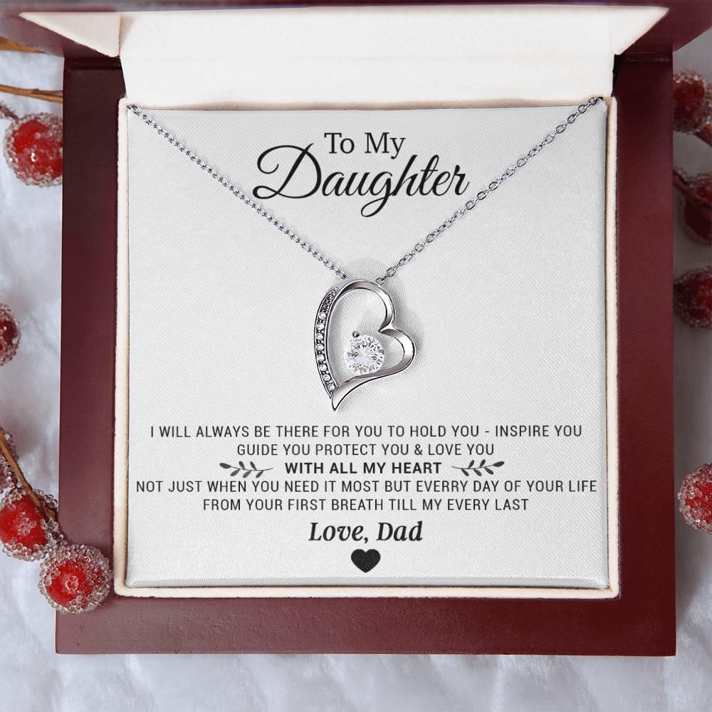 To My Daughter Necklace, Daughter Father Necklace, Daughter Gift from Dad 22_11
