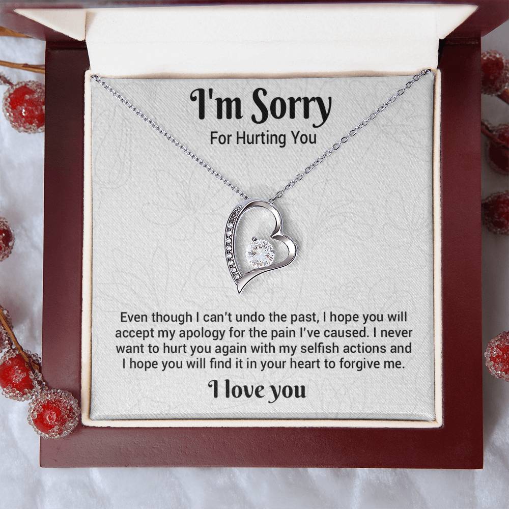 I'm Sorry Necklace Gifts, Apology Gifts For Her, Forgiveness Gift, Wife Gift 9_8