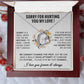 I'm Sorry Necklace Gifts, Apology Gifts For Her, Forgiveness Gift, Wife Gift 12_9