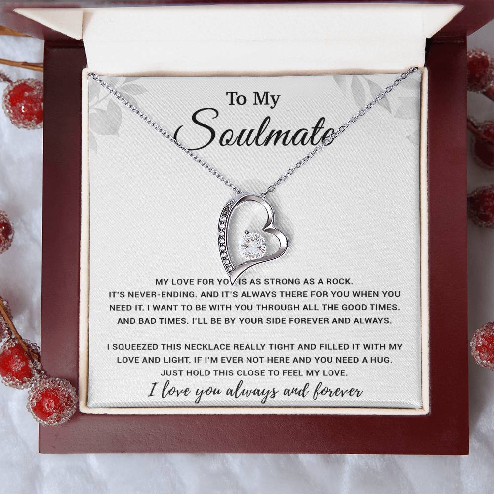 To My Soulmate Necklace Gift For Wife Girlfriend Birthday Anniversary Christmas 6_1