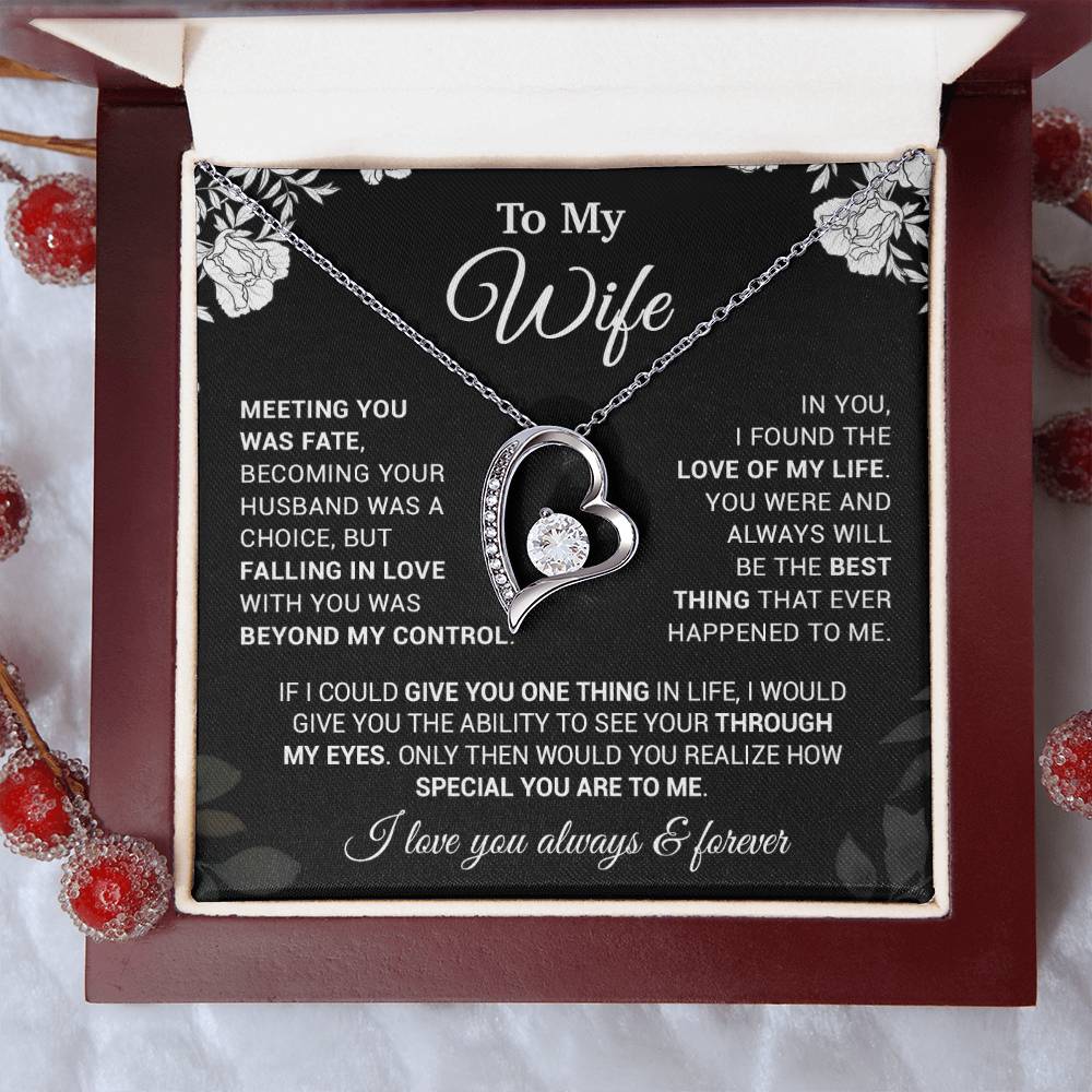 To My Wife Necklace, Gift For Wife, Anniversary Gift For Wife, Christmas Gift 22_11