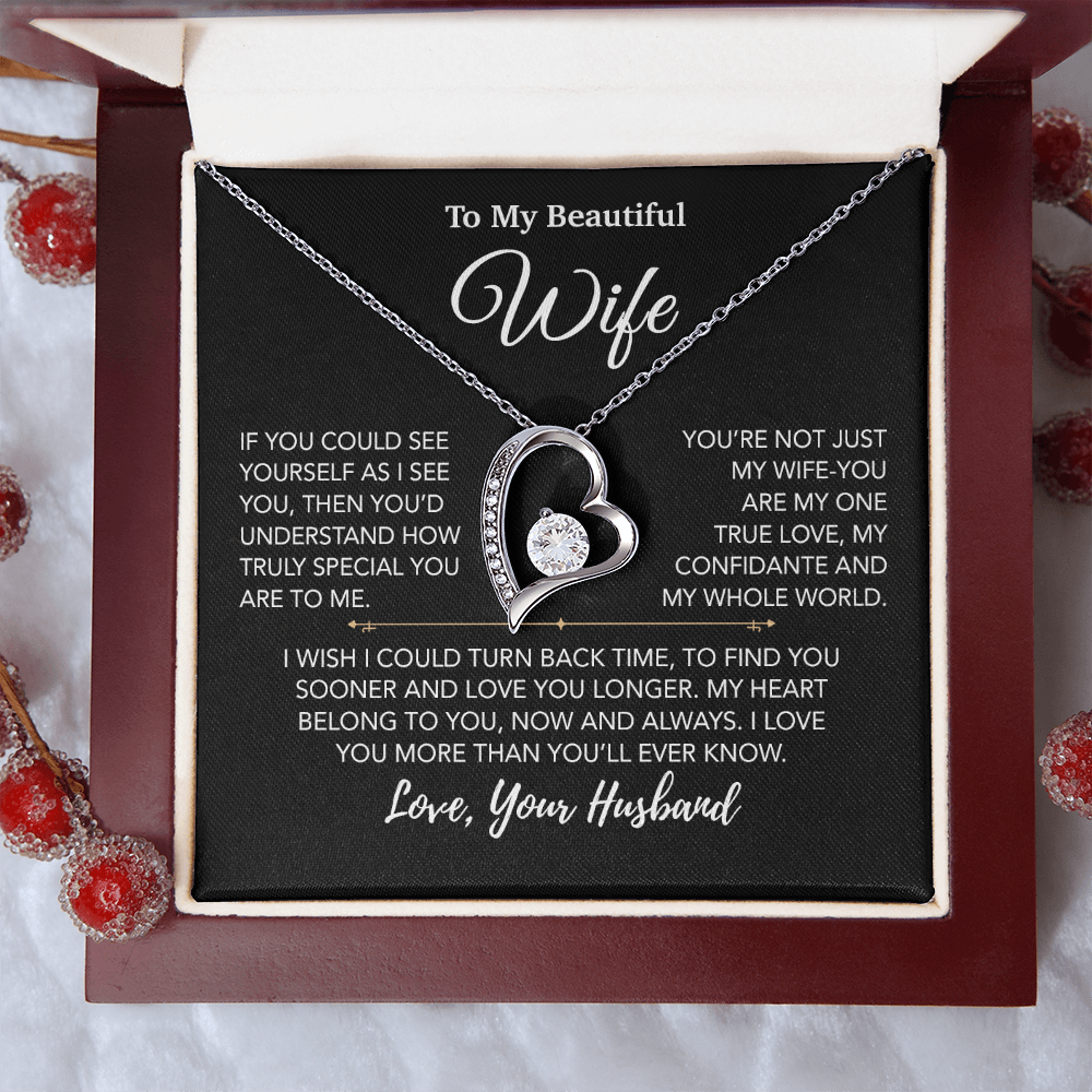 To My Wife Necklace, Vanlentines Gifts For Women, Anniversary Gift For Wife 28_12