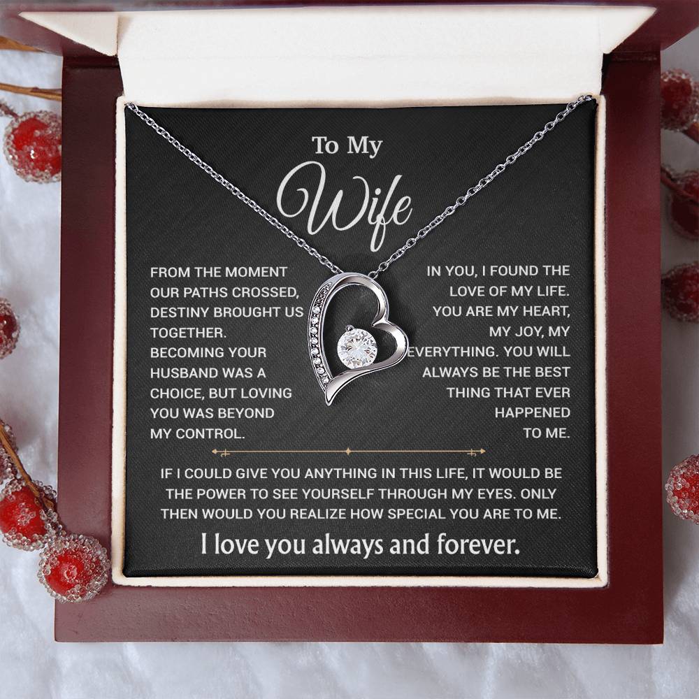 To My Wife Necklace, Christmas Gifts For Women, Anniversary Gift For Wife 25_2