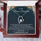 To My Bonus Daughter, Gift For Bonus Daughter Necklace, Step Daughter Necklace