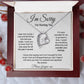 I'm Sorry Necklace Gifts, Apology Gifts For Her, Forgiveness Gift, Wife Gift 9_10