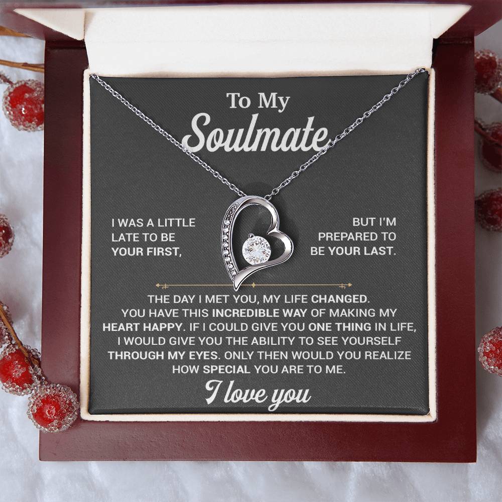 To My Soulmate Necklace, Soulmate Gift, Gift For Girlfriend, Christmas Gift 1_11