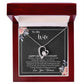 25th Anniversary Gift For Wife Necklace, 25 Year Anniversary, 25th Wedding Gift _Black