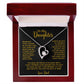 To My Daughter Necklace, Gift for Daughter from Dad, Father Daughter Necklace 3_6_Gold