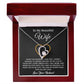 To My Wife Necklace, Gift For Wife, Anniversary Gift For Wife, Necklace For Wife 27_5_Black
