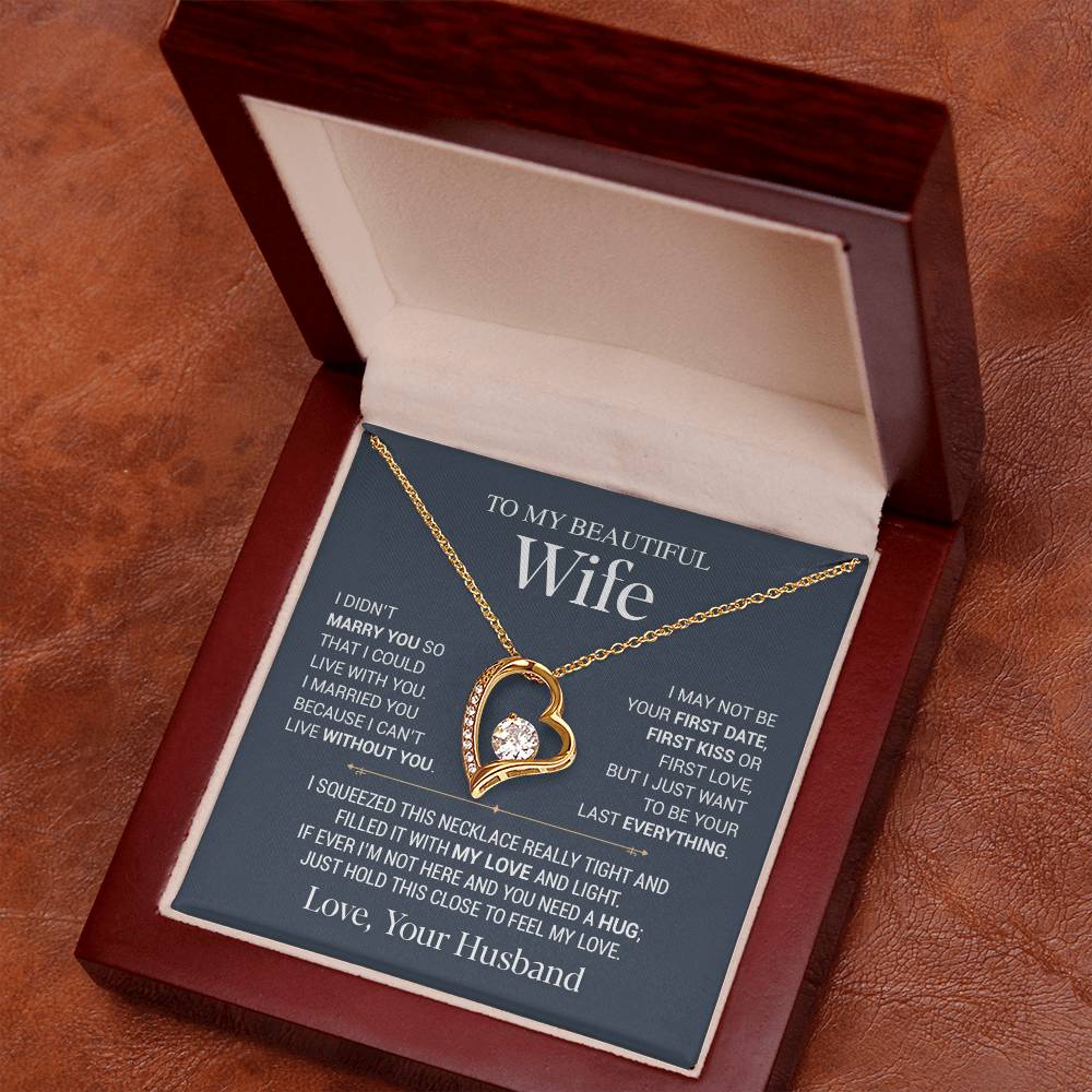 To My Wife Necklace, Christmas Gifts For Women, Anniversary Gift For Wife 23_11
