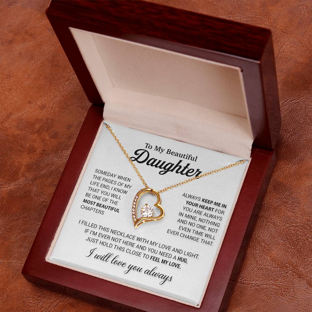 Daughter Necklace, Gift For Daughter, Daughter Birthday Gift, To My Daughter