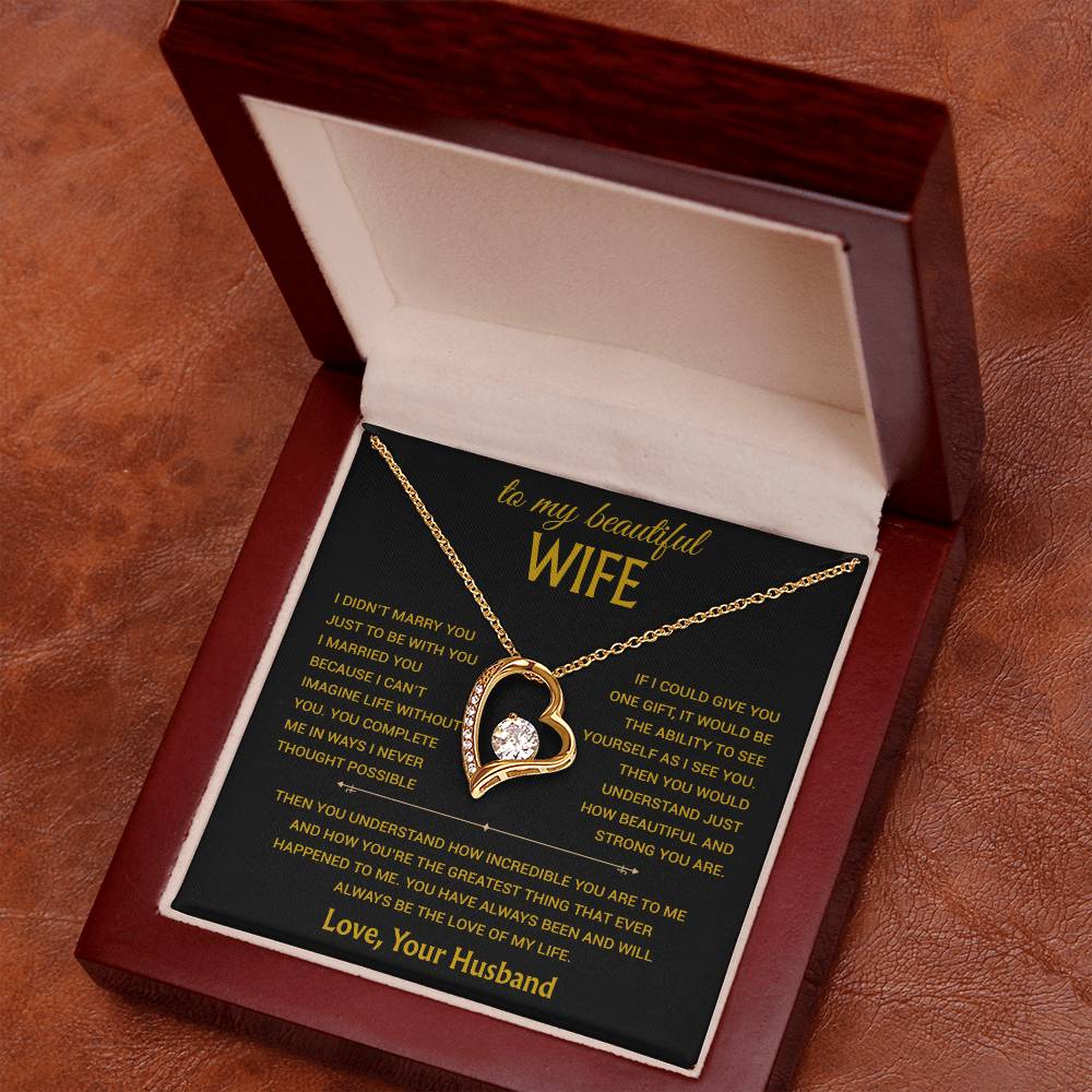 To My Wife Necklace, Christmas Gifts For Women, Anniversary Gift For Wife 14_12