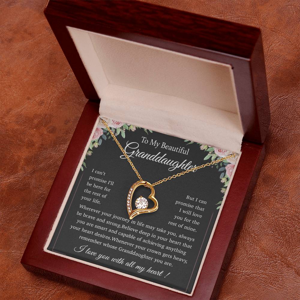 To My Granddaughter Necklace, Granddaughter Gift from Grandpa, Christmas Gift 22_11
