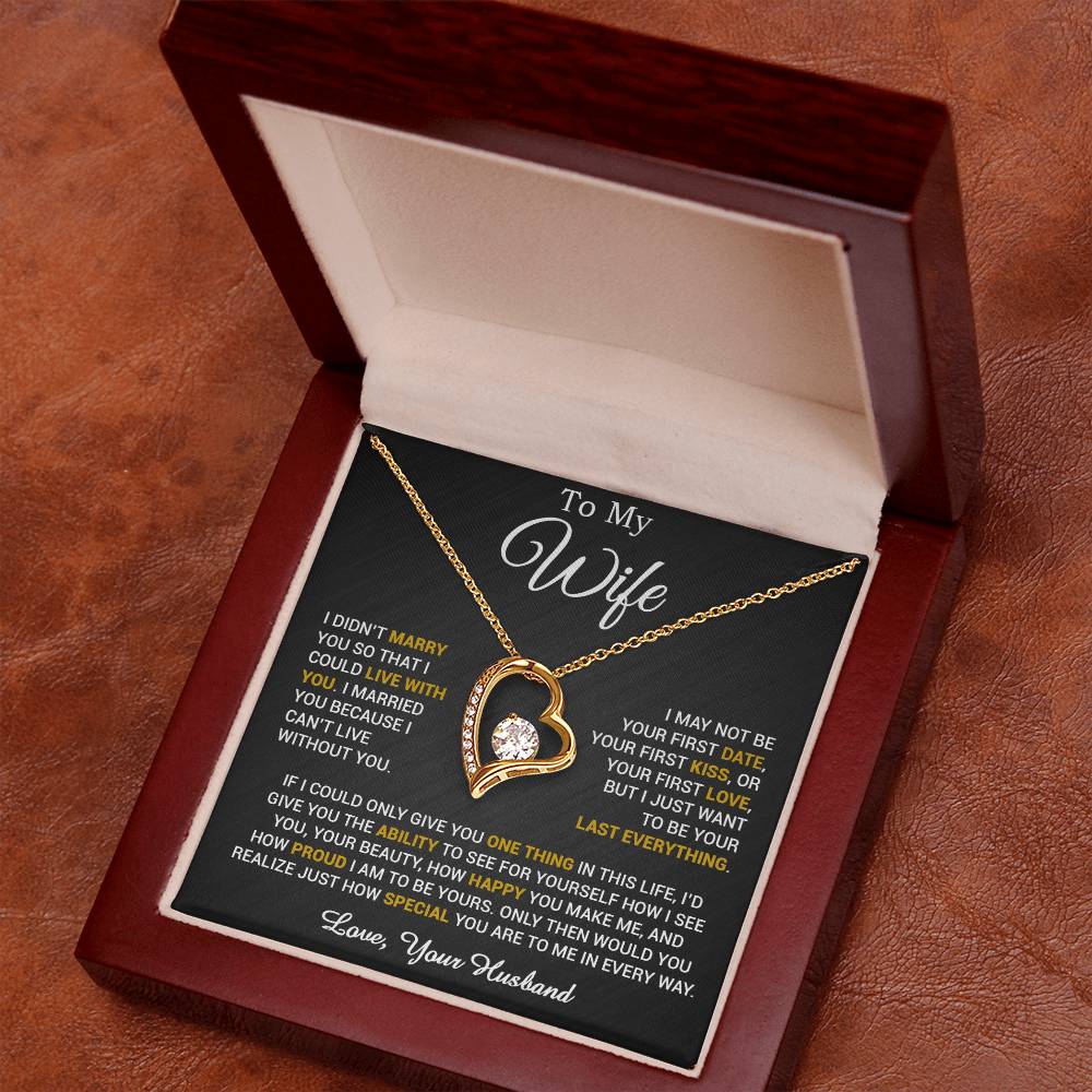 To My Wife Necklace, Gift For Wife, Anniversary Gift For Wife, Necklace For Wife 2_6