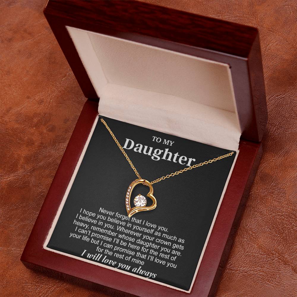 To My Daughter Necklace, Birthday Gift For Daughter From Mom, Xmas Gifts for Her 10_8
