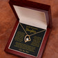 To My Daughter Necklace, Gift for Daughter from Dad, Father Daughter Necklace  6_5_Gold