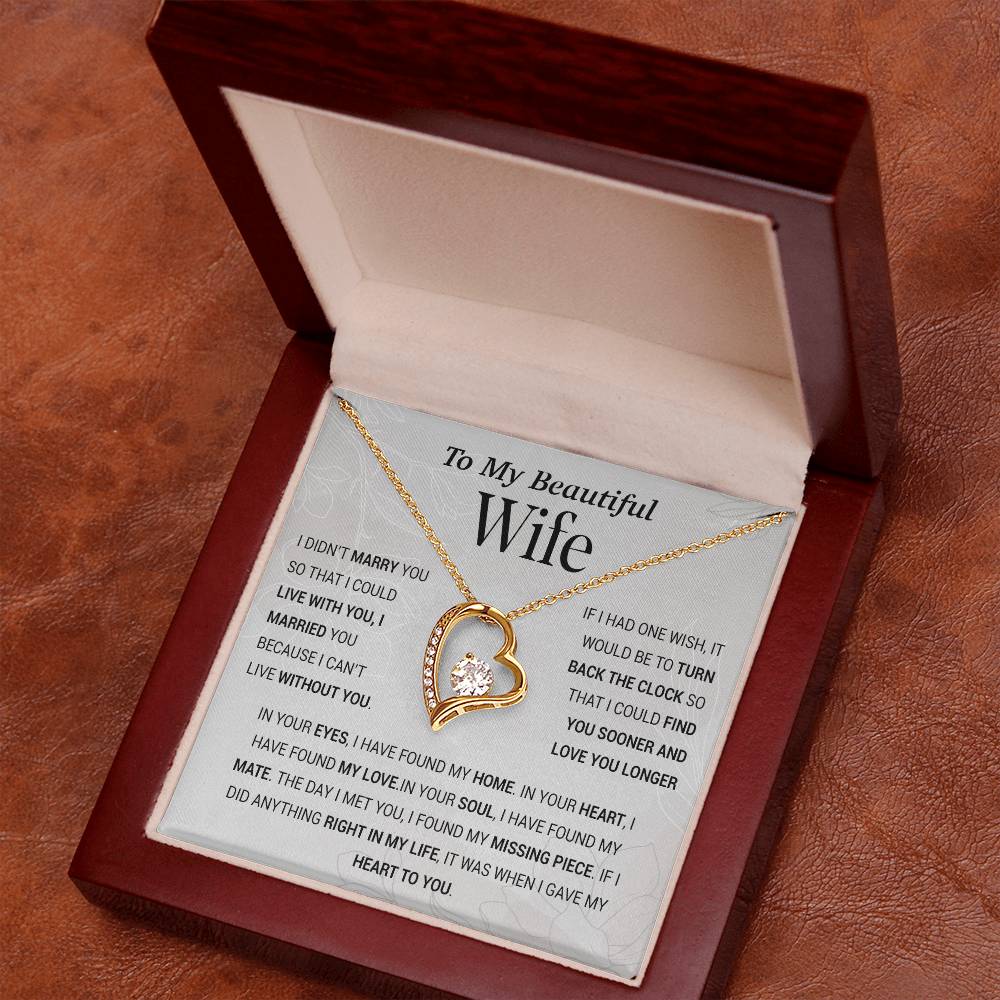 To My Wife Necklace, Gift For Wife, Anniversary Gift For Wife, Christmas Gift 27_11_HoaVan
