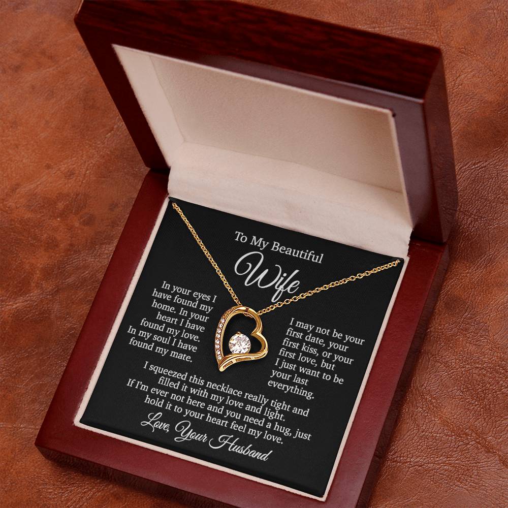 To My Wife Necklace, Gift From Husband, Anniversary Gifts Wife, Valentines Gift