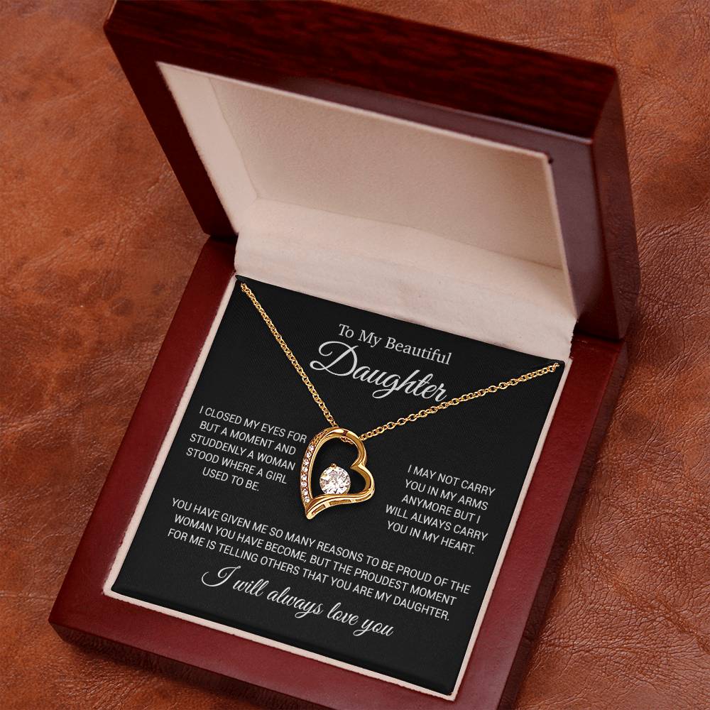 To My Daughter Necklace, Gift for Daughter from Dad, Daughter Father Necklace 24_11