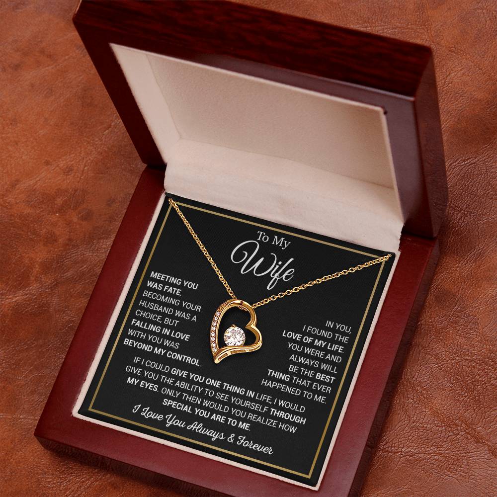 To My Wife Necklace, Valentines Day Gift For Wife, Gifts For Wife From Husband