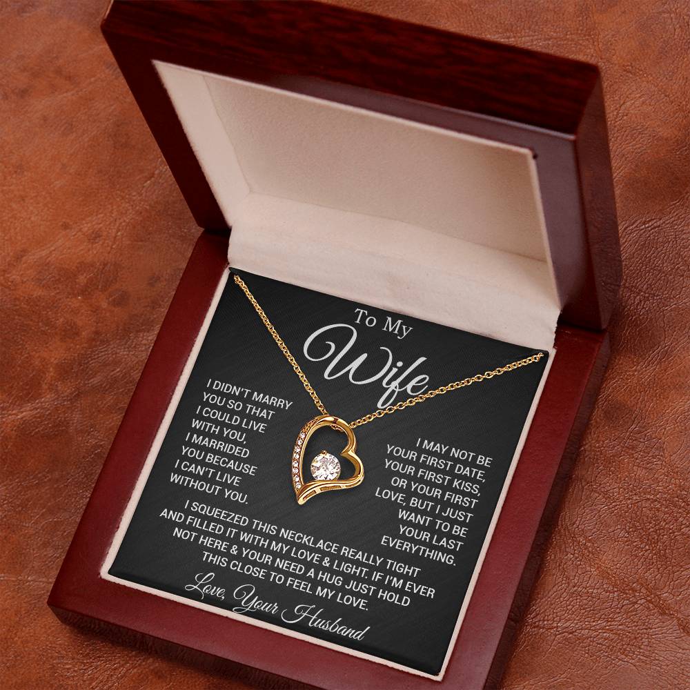 To My Wife Necklace, Gift For Wife, Anniversary Gift For Wife, Necklace For Wife 25_2