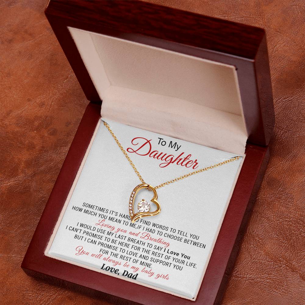 To My Daughter Necklace, Daughter Father Necklace, Daughter Gift from Dad 5_11