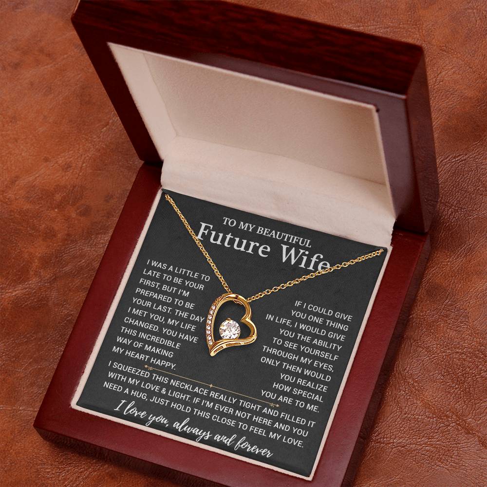 To My Beautiful Future Wife Necklace, Anniversary Birthday Christmas Gift for Her 10_11
