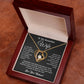 To My Wife Necklace, Gift For Wife, Anniversary Gift For Wife, Necklace For Wife 28_5_Black