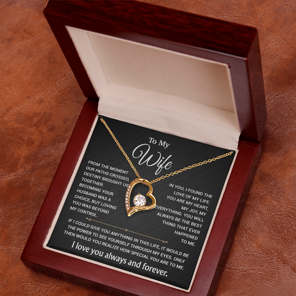 To My Wife Necklace, Christmas Gifts For Women, Anniversary Gift For Wife 25_2
