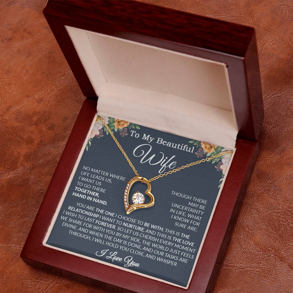 To My Wife Necklace, Wife Gift From Husband, Wife Husband Necklace, Christmas Gift 7_9