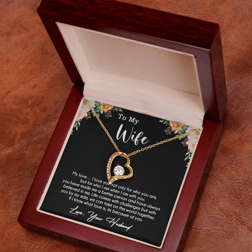 To My Wife Necklace, Wife Gift From Husband, Wife Husband Necklace, Mother Day