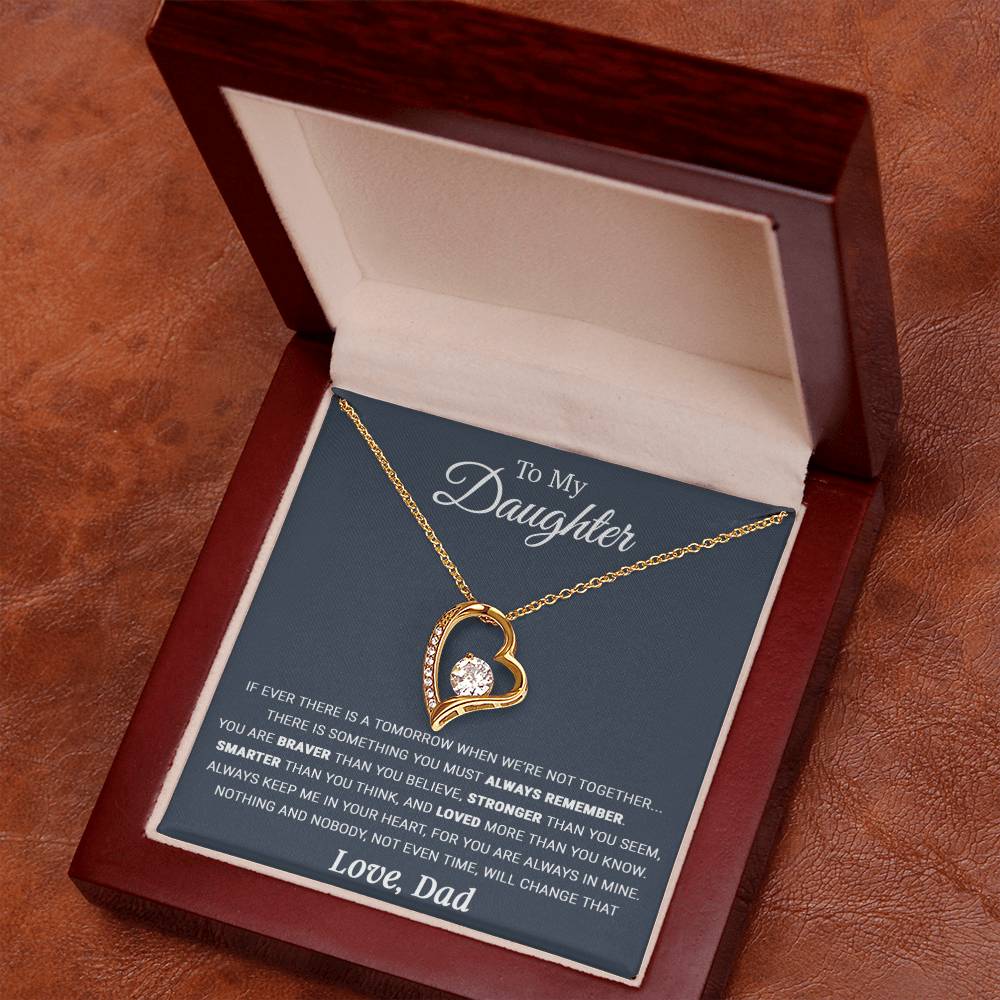 To My Daughter Necklace, Daughter Father Necklace, Daughter Gift From Dad 25_11
