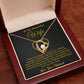 To My Wife Necklace, Gift For Wife, Anniversary Gift For Wife, Necklace For Wife 27_5_Gold