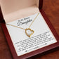To My Bonus Daughter Necklace, Gift for Bonus Daughter, Step Daughter Birthday 2_11_White
