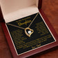 To My Daughter Necklace, Gift for Daughter from Dad, Father Daughter Necklace  4_5_Gold