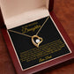 To My Daughter Necklace, Gift for Daughter from Dad, Father Daughter Necklace 21_4_Gold