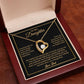To My Daughter Necklace, Gift for Daughter from Dad, Father Daughter Necklace 4_6_Gold