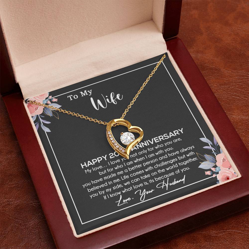 20th Anniversary Gift For Wife Necklace, 20 Year Anniversary, 20th Wedding Gift _11_11