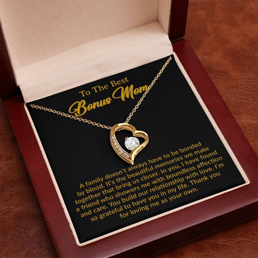 To My Bonus Mom Necklace from Daughter Son, Step Mom Gift, Mother's Day 10_12