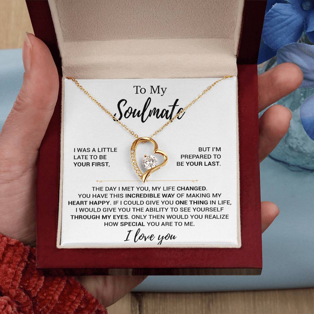 To My Soulmate Necklace, Soulmate Gift, Christmas Gift 11_9
