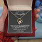 To My Beautiful Daughter Necklace, Necklace Gift for Daughter, Christmas Gift