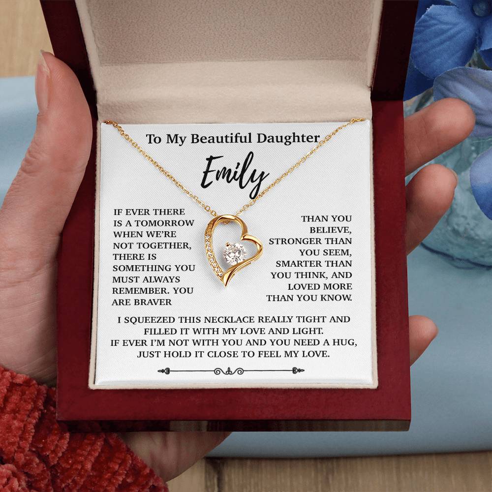 Custom To My Daughter Necklace, Mother Daughter Gifts, Daughter Necklace 23_10