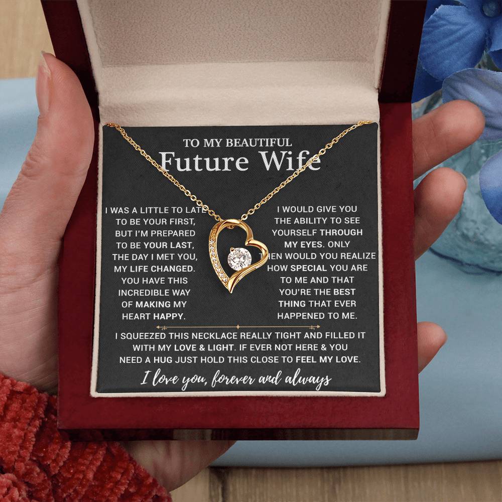 To My Beautiful Future Wife Necklace, Anniversary Birthday Christmas Gift for Her 12_11