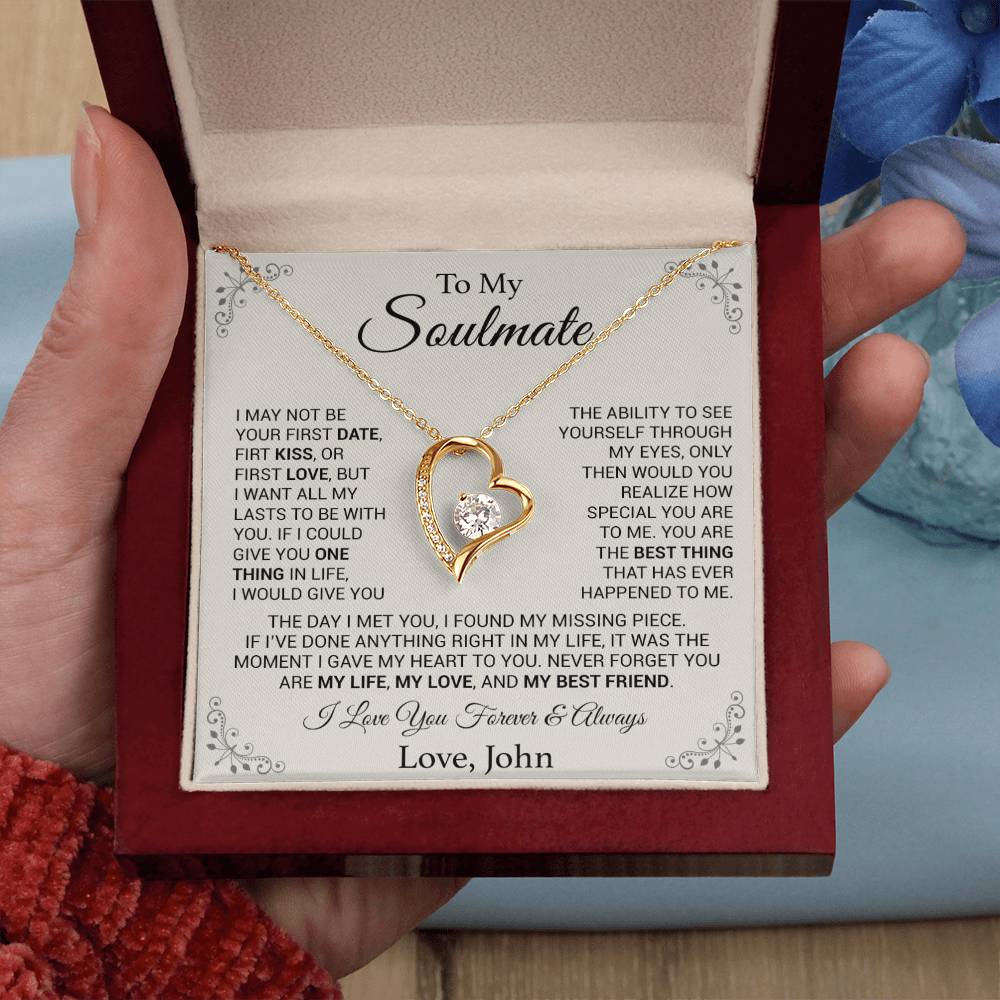 Custom To My Soulmate Necklace, Anniversary Gift, Birthday Gift, Christmas Gift 22_8