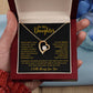 To My Daughter Necklace Gift for Daughter from Dad,Daughter Father Necklace 16_4_Gold