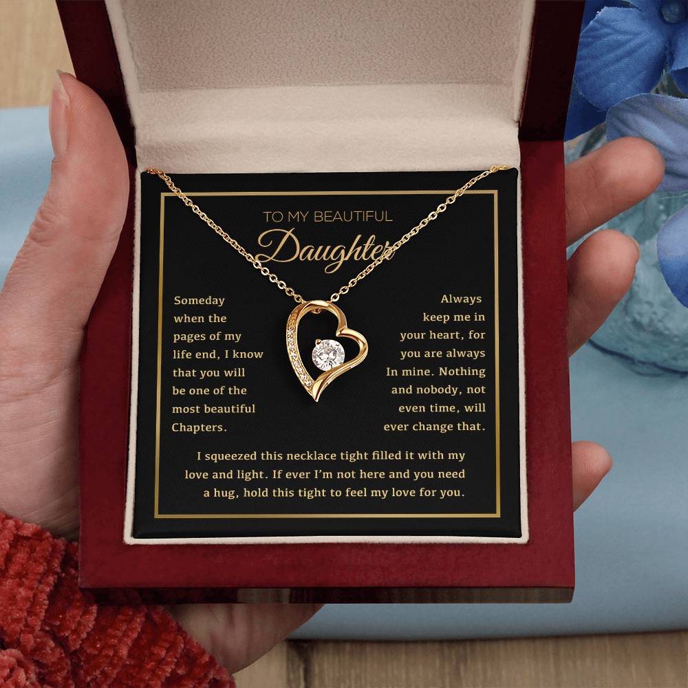 To My Daughter Necklace, Daughter Gift from Dad, Mom, Daughter Birthday Gift, Christmas Gift for Her 14_1