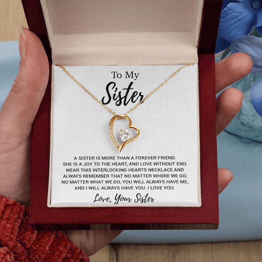 To My Sister Necklace, Brother to Sister, Birthday gift For Sister from Brother 19_2