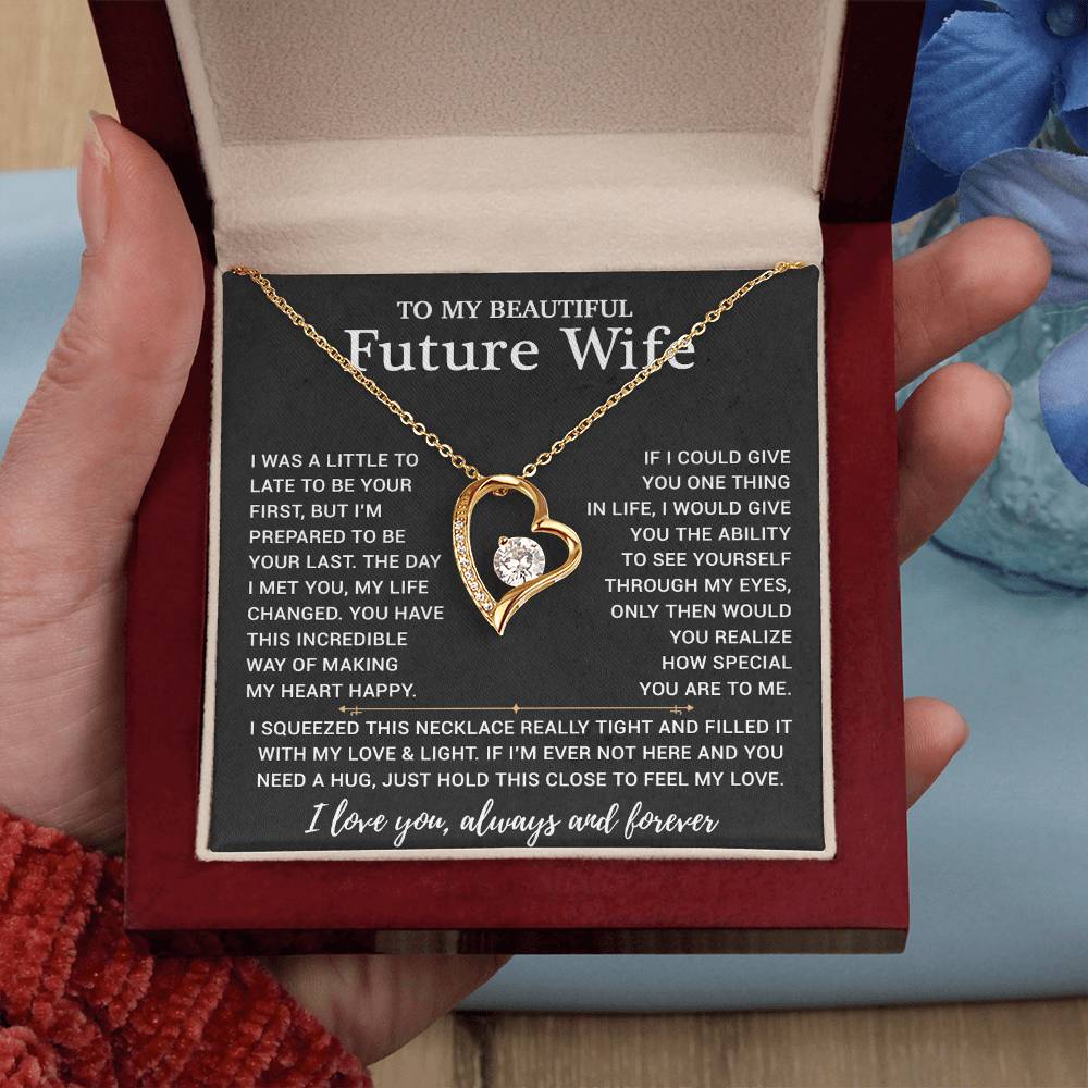 To My Beautiful Future Wife Necklace, Anniversary Birthday Christmas Gift for Her 10_11